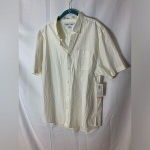 Old Navy slim fit men’s built in flex XL white button down shirt brand new tags